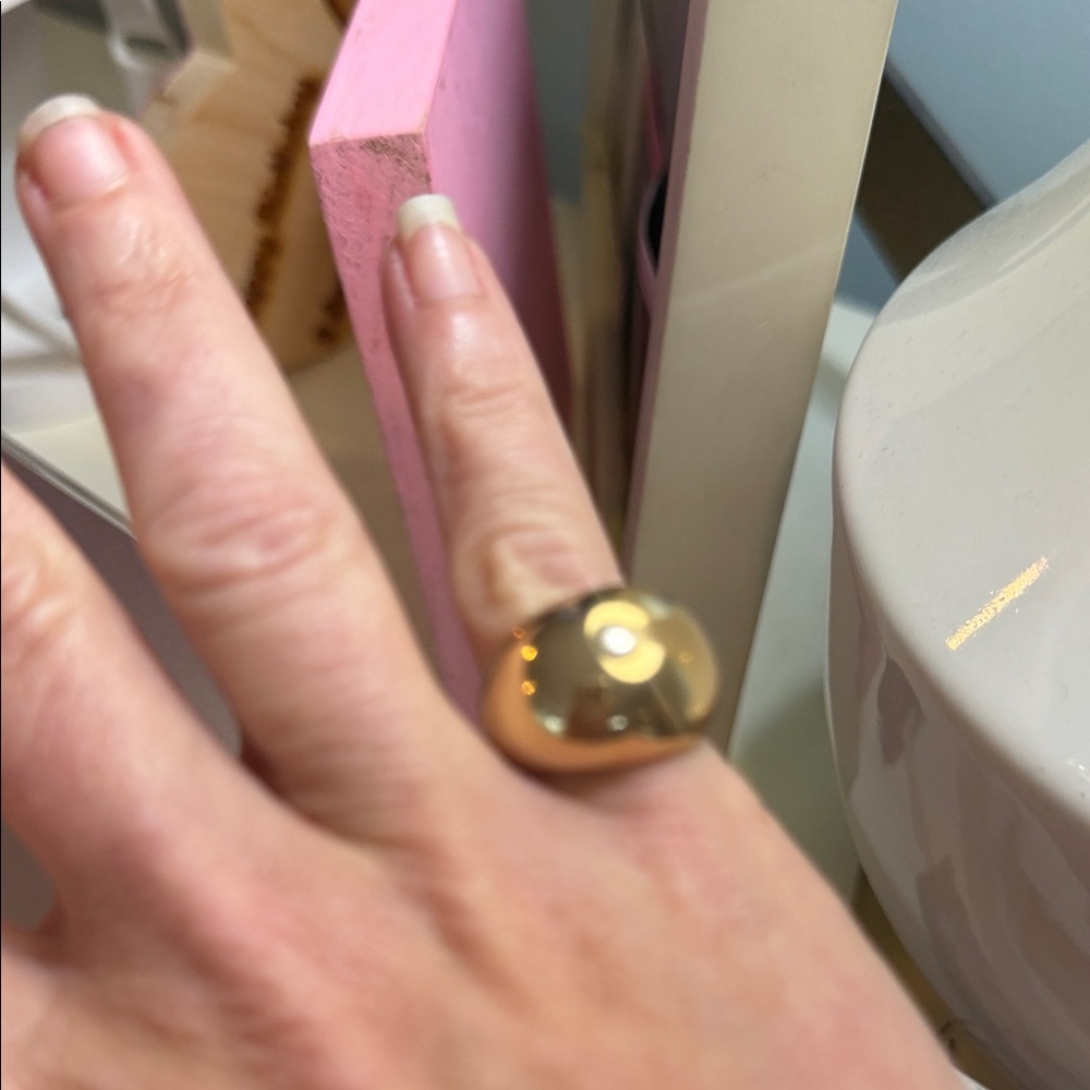 Chunky Gold Dome Ring